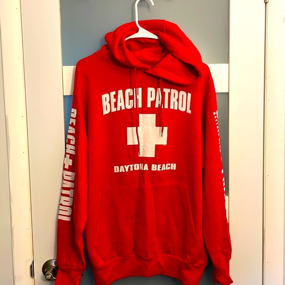 Daytona Beach, FL Beach Patrol Pullover Hoodie - Picture 1 of 4
